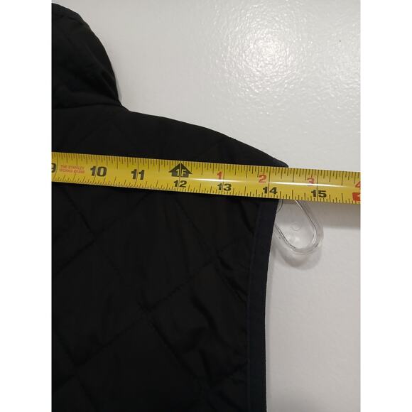 Old Navy Vest Size M Black Quilted Gorpcore Layer Lagenlook Sporty Discontinued - Picture 8 of 15